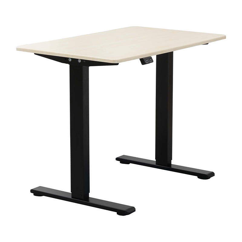RXD1-1-2RR Mini Nogueira Retangular Invertida Colunas de 2 Estágios Aço Laminado Elétrico Único Motor Mesas de Pé Ajustáveis ​​em Altura Inteligente